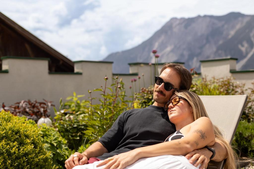 Nespecifikovaný výhled na hory nebo výhled na hory při pohledu z hotelu