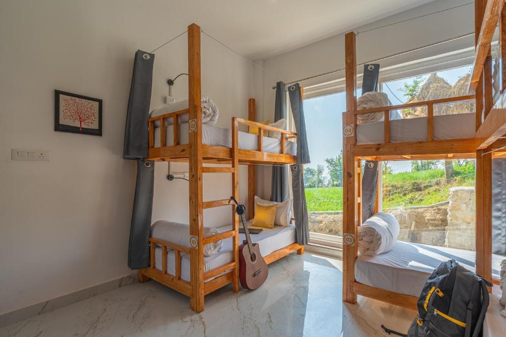 Postel nebo postele na pokoji v ubytování The Social Stays Bir formerly ArtBuzz