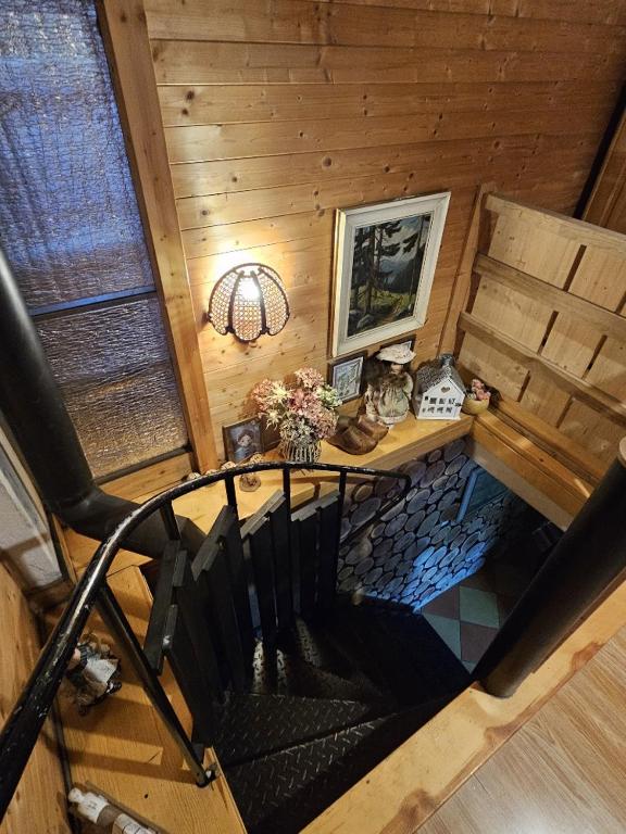 Posezení v ubytování Chata u rybníka - Chrastná