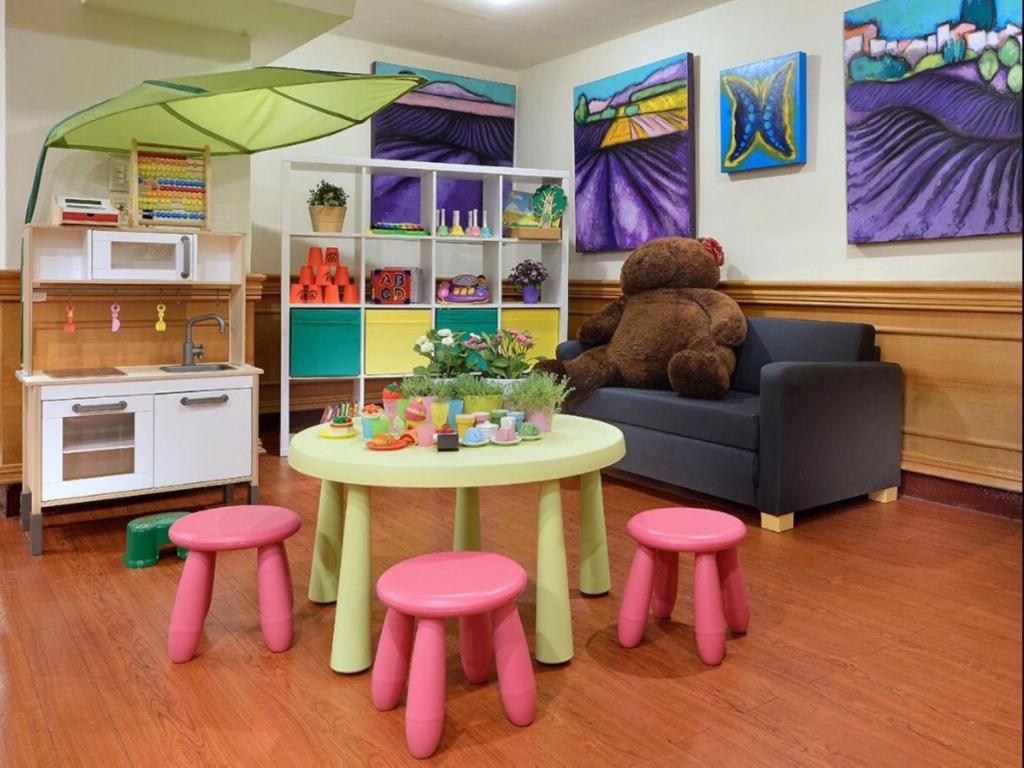 Kuchyň nebo kuchyňský kout v ubytování Cheng Pao Hotel