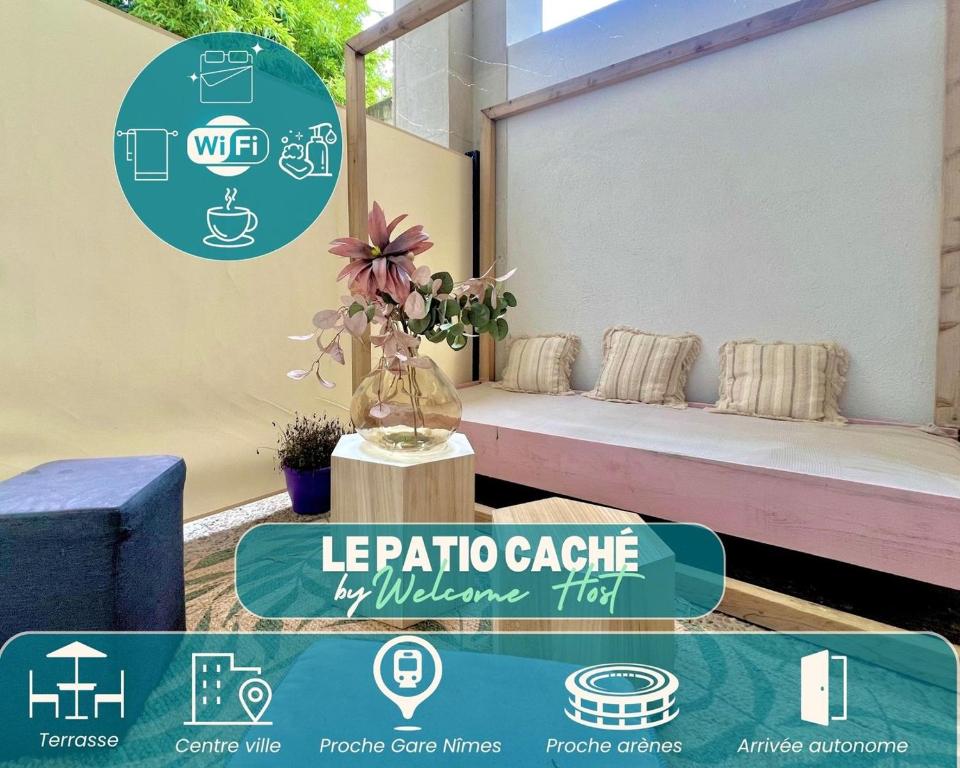 Photo de la galerie de l'établissement Le Patio Caché, Calme & confort près des Arènes, à Nîmes