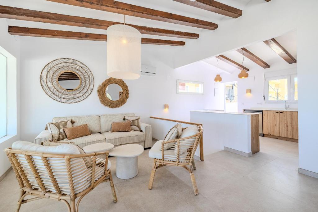 Posezení v ubytování Urbanización El Oasis, 20 Villas en 1ª Línea Playa