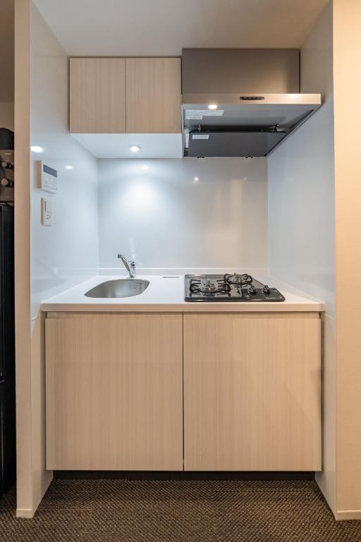 Apartment Hotel 11 Nagoya 주방 또는 간이 주방