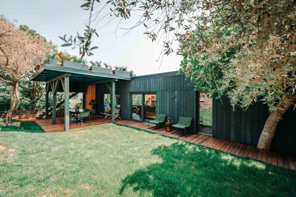 Zahrada ubytování Private Olive Glamping with Tiny House and Two Tents