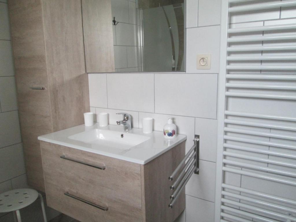 Koupelna v ubytování B&B Het Polderhof