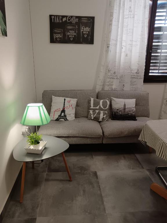 Posezení v ubytování Apartment Greta