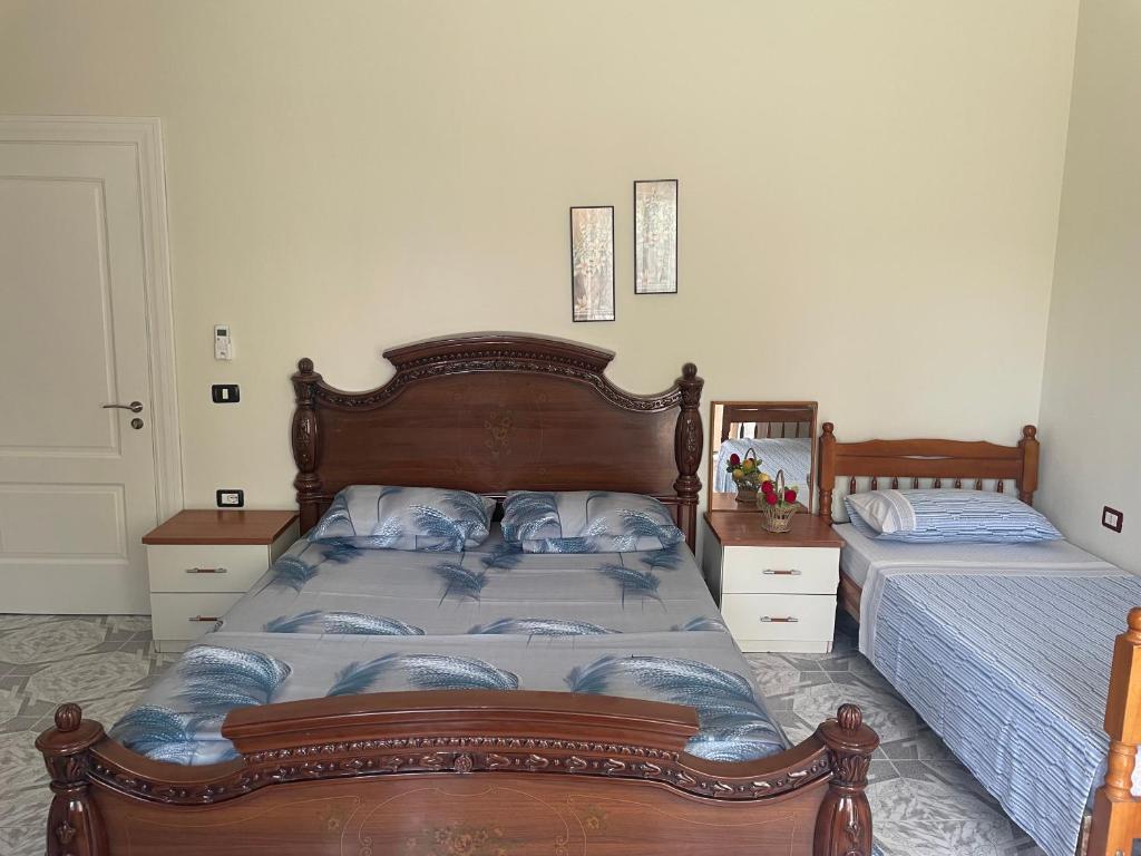 Letto o letti in una camera di Vila BriArt