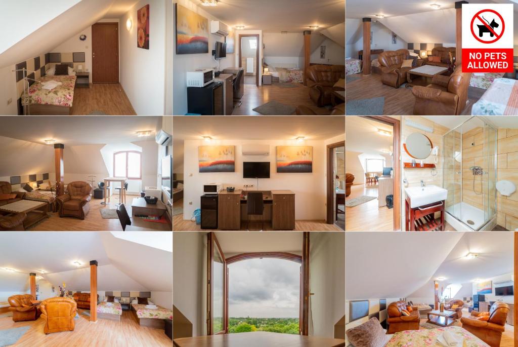 Kuchyň nebo kuchyňský kout v ubytování Le Rose Suites & Park Hotel