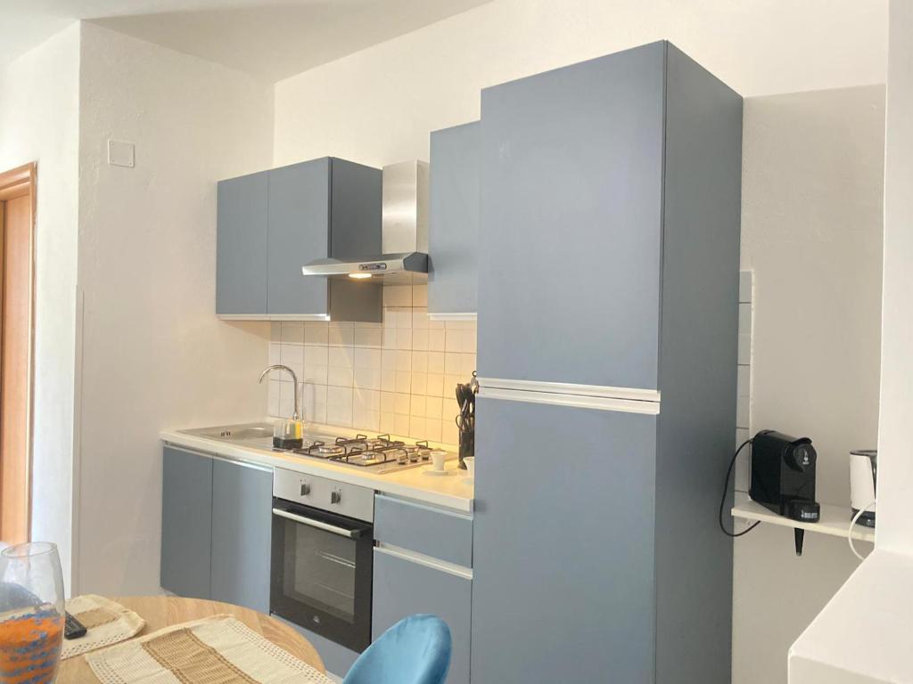 Kuchyň nebo kuchyňský kout v ubytování Astra Solea