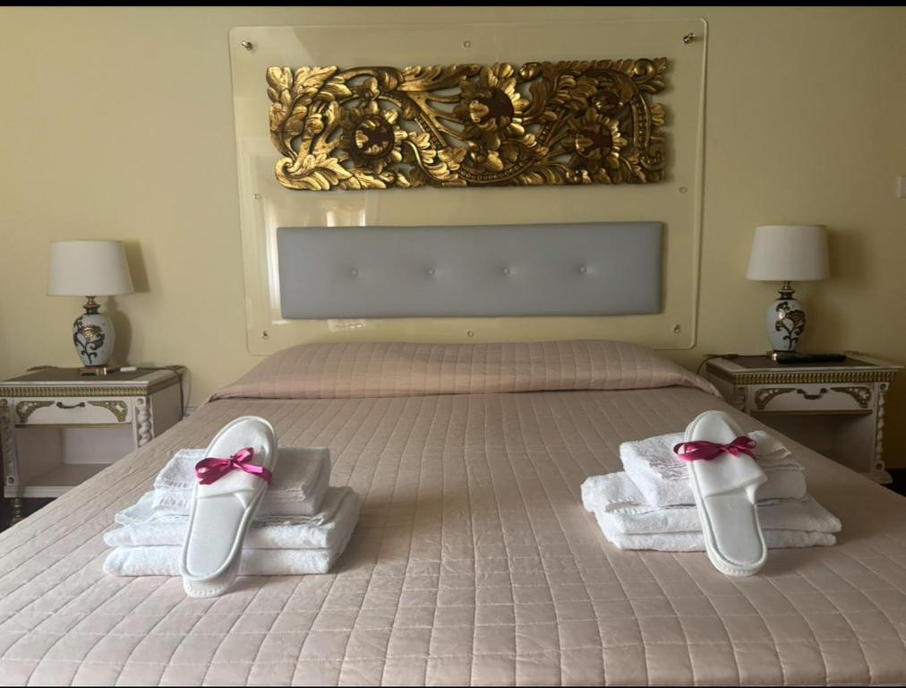 Posteľ alebo postele v izbe v ubytovaní B&B Luxury San Firmino Canal View