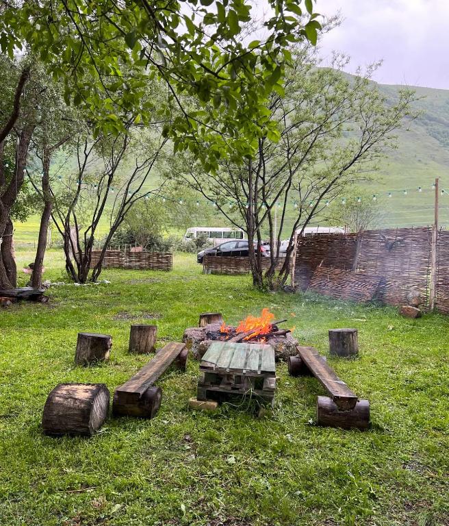 Zahrada ubytování Camp Sno