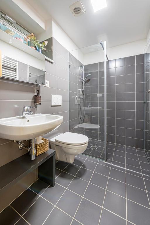 Koupelna v ubytování Dovolená bez starostí - Apartmán u Venuše