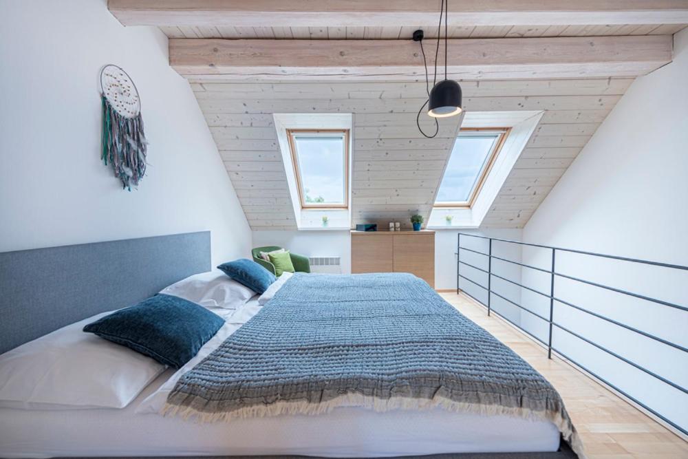 Postel nebo postele na pokoji v ubytování Dovolená bez starostí - Apartmán u Venuše