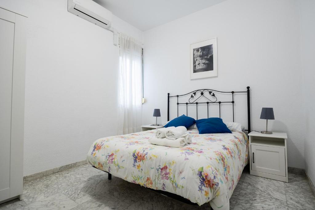 Posteľ alebo postele v izbe v ubytovaní Casa Atalaya