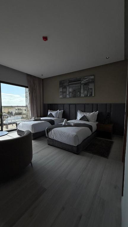 Postel nebo postele na pokoji v ubytování Luxury hotel