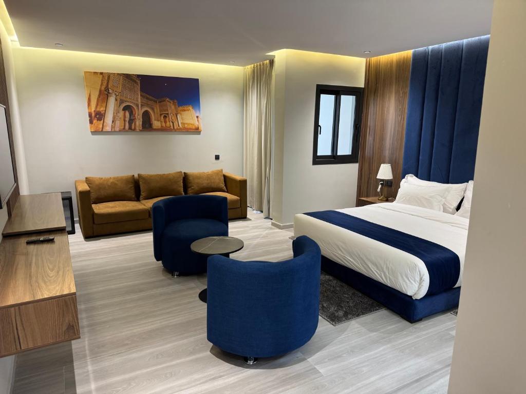 Postel nebo postele na pokoji v ubytování Luxury hotel
