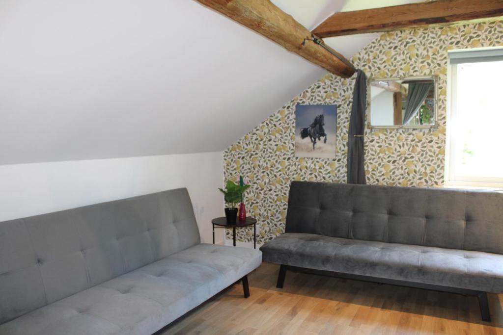 Posezení v ubytování Apartment Gasstorp Wifi