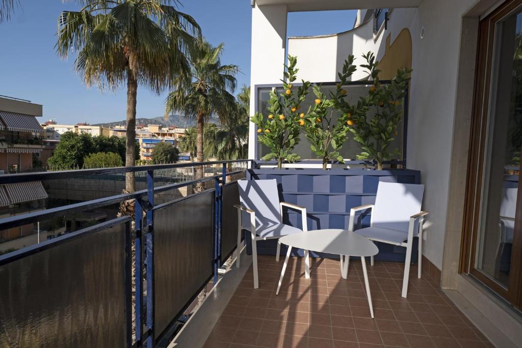Balkón nebo terasa v ubytování Oasi Sorrento