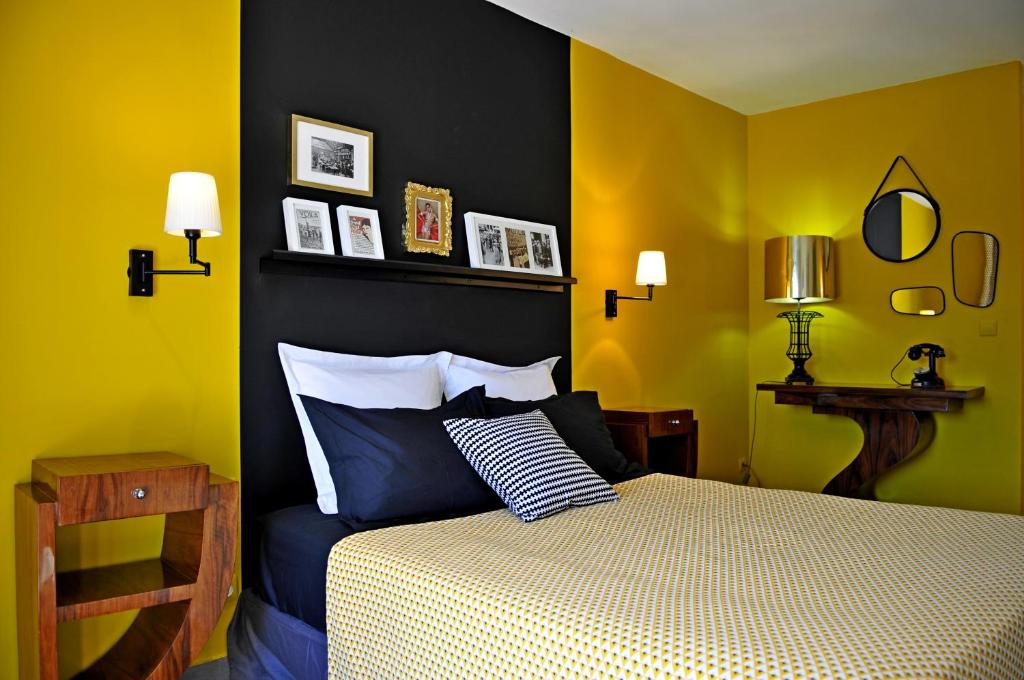 Postel nebo postele na pokoji v ubytování B&B La Terre Brûlée