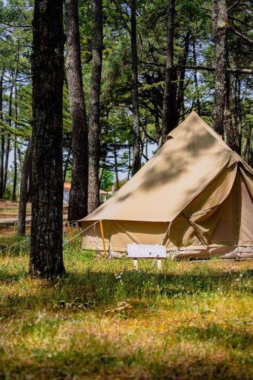 Příroda nedaleko luxury tent