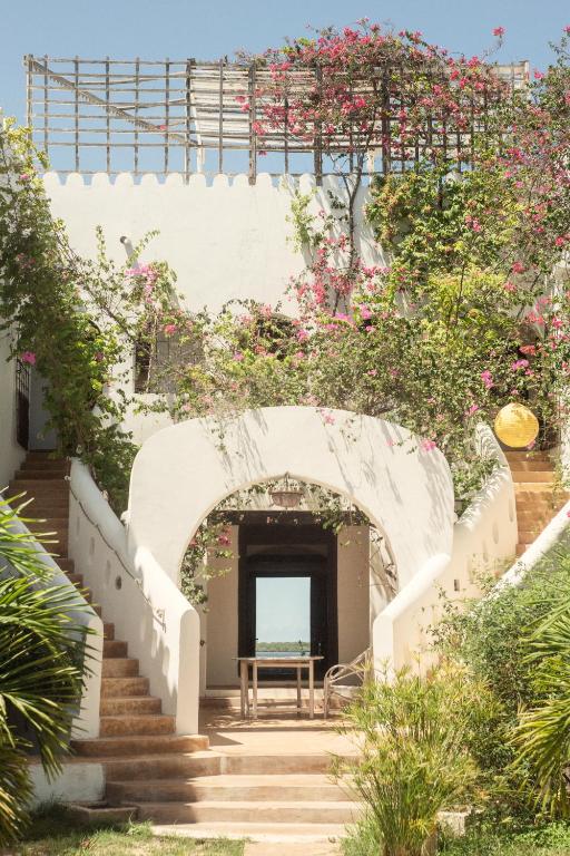 Zahrada ubytování Marquezy House - Shela, Lamu Island