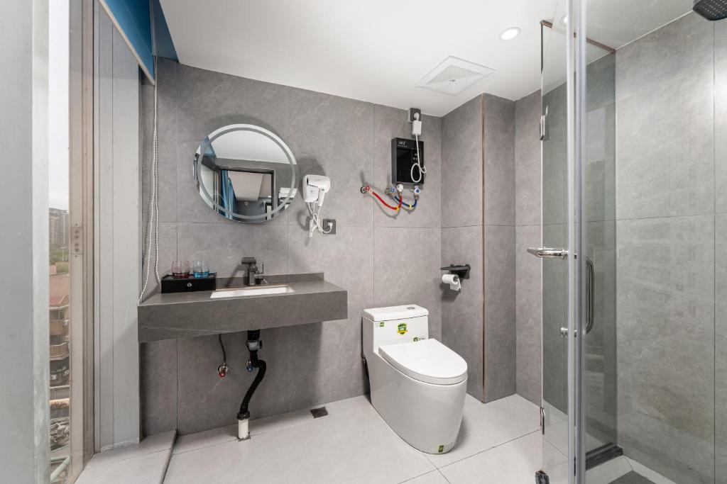 Koupelna v ubytování Lilang International Apartment-Guangzhou Pazhou Exhibition Center Branch