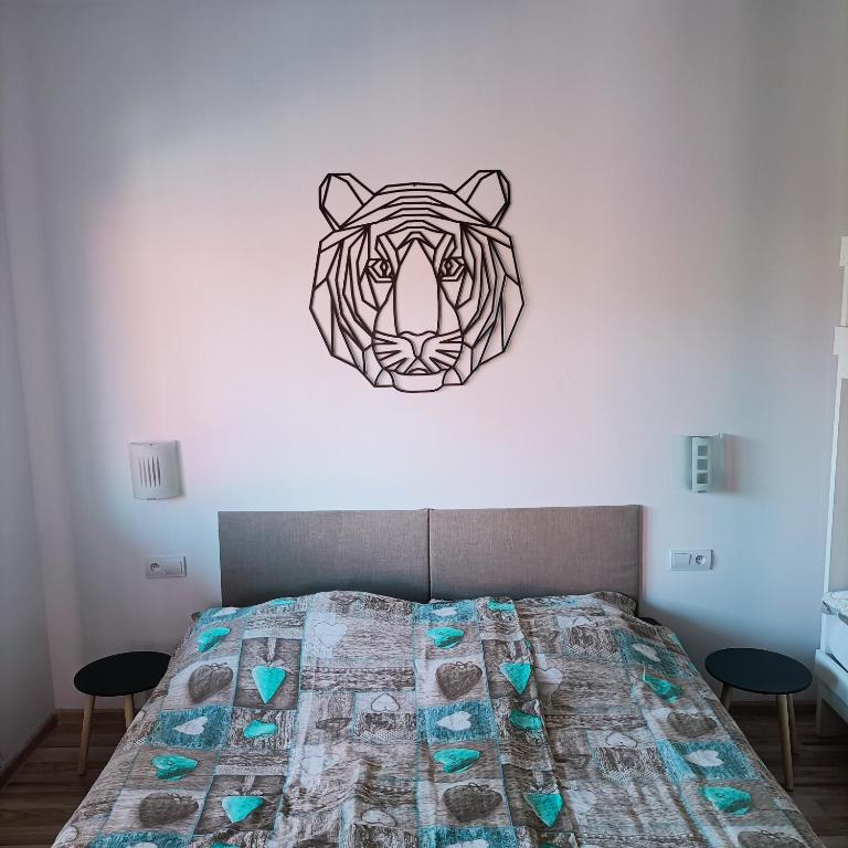 Postel nebo postele na pokoji v ubytování Ubytovanie Pepo