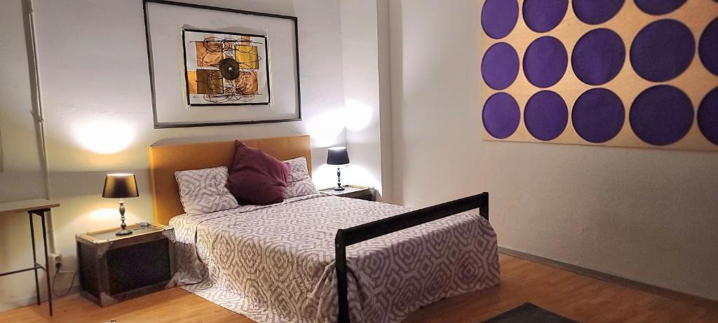 Postel nebo postele na pokoji v ubytování Great Sleep Loft