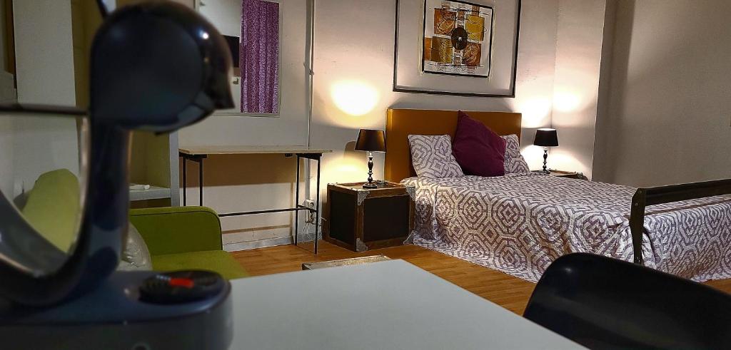 Postel nebo postele na pokoji v ubytování Great Sleep Loft