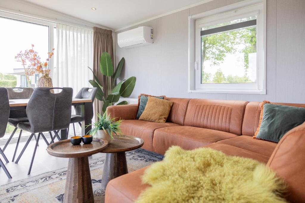 Posezení v ubytování Chalet Rustique