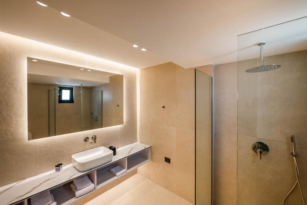 Koupelna v ubytování Austin Boutique Hotel