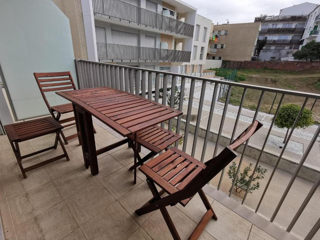 Balkón alebo terasa v ubytovaní Apartamento ideal en Llançà: Terraza, parking y cerca de la playa - ES-89-87