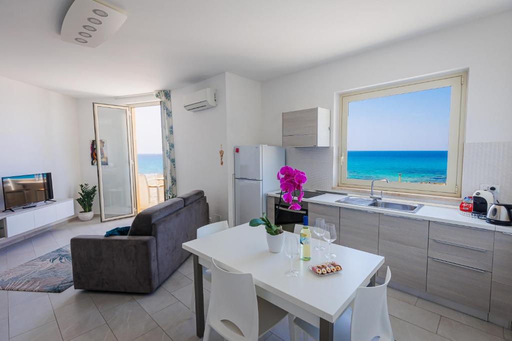 Dapur atau dapur kecil di Brezza di tramontana