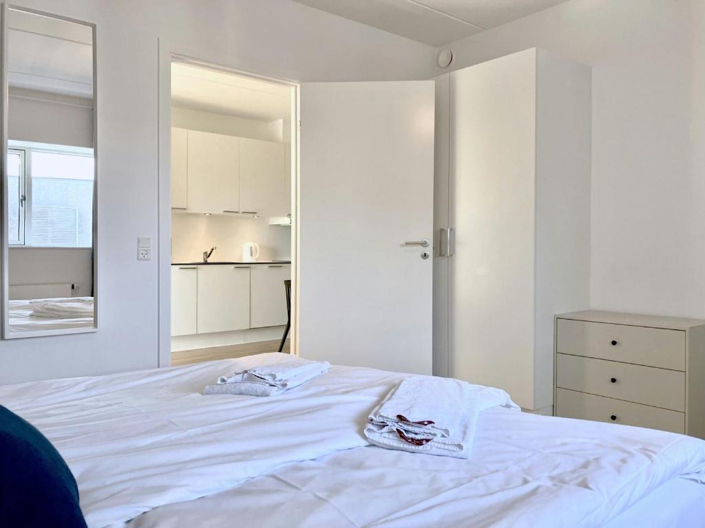 Fotografie z fotogalerie ubytování Spacious Apartment for 4 in Aarhus Docklands v destinaci Arhus