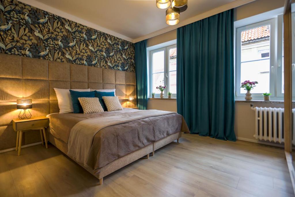 Postel nebo postele na pokoji v ubytování "Na Prostej" Old Town Apartment