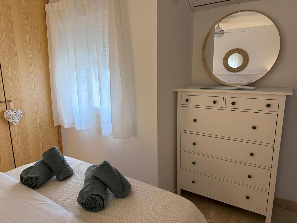Postel nebo postele na pokoji v ubytování 1B Barabas