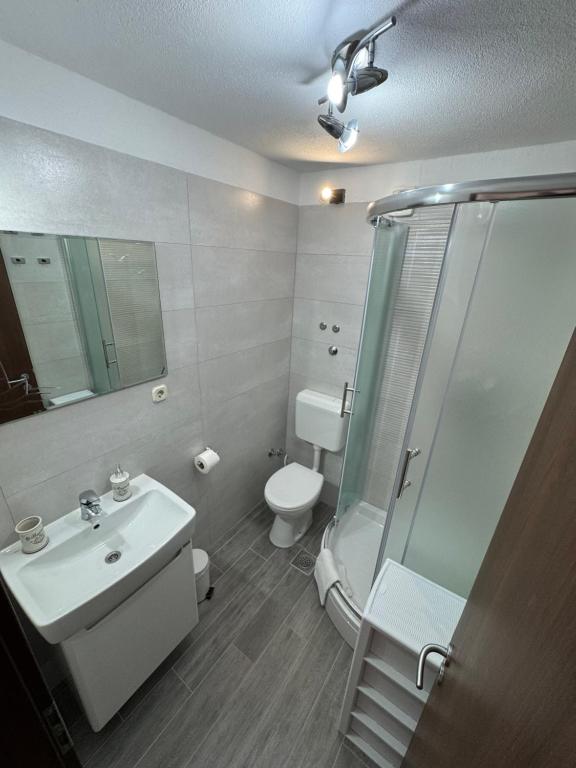 Koupelna v ubytování Hvar Apartments Felix