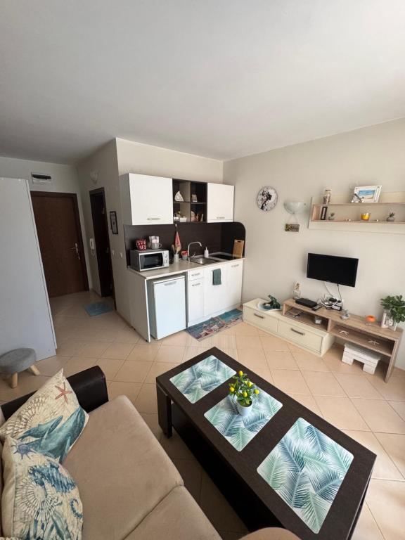 Kuchyň nebo kuchyňský kout v ubytování Apartment Nani -Sunny beach