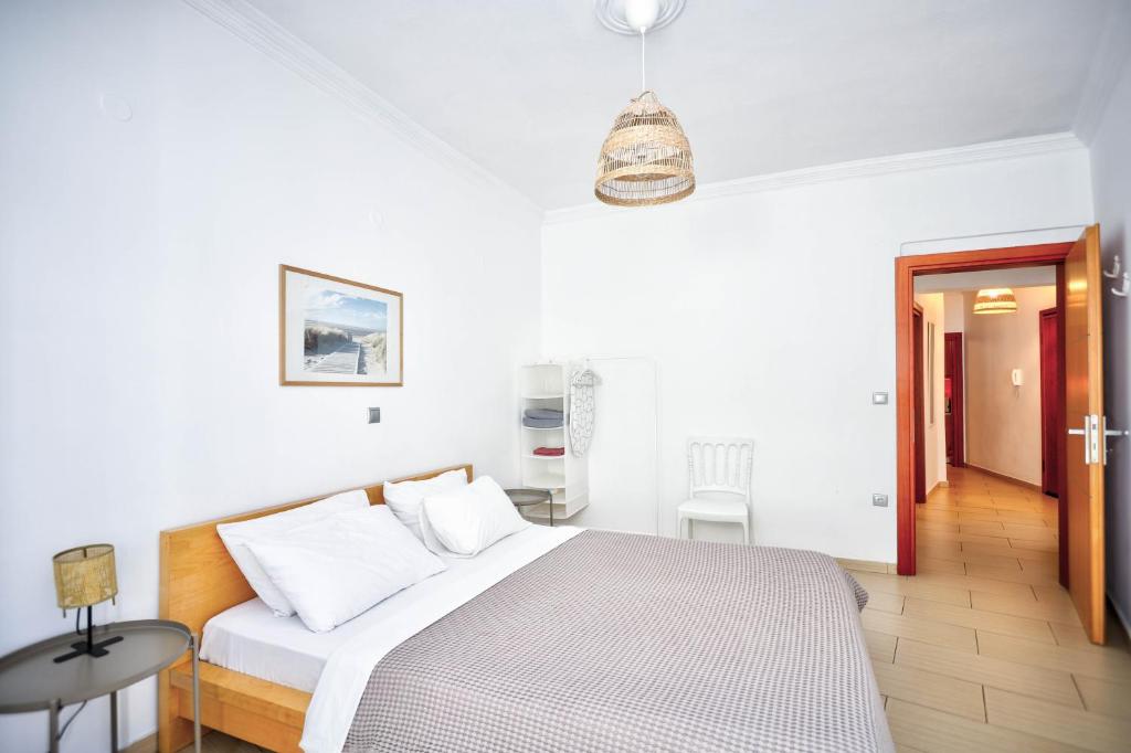 Posteľ alebo postele v izbe v ubytovaní Traveler Home 85m2 Private Parking Next to Center