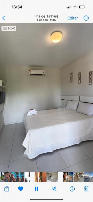 Postel nebo postele na pokoji v ubytování BoraBora Pousada
