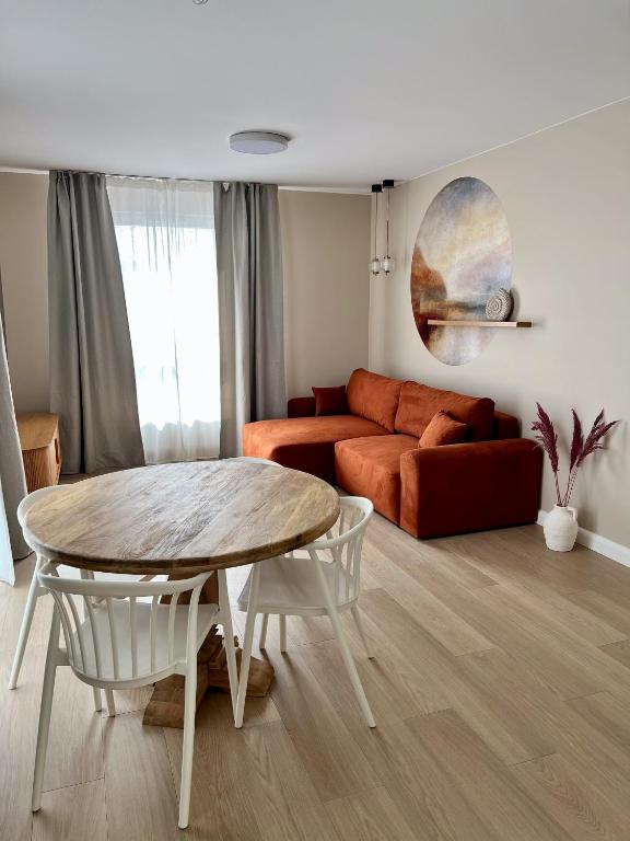 Гостиная зона в Mint Apartments Seaside