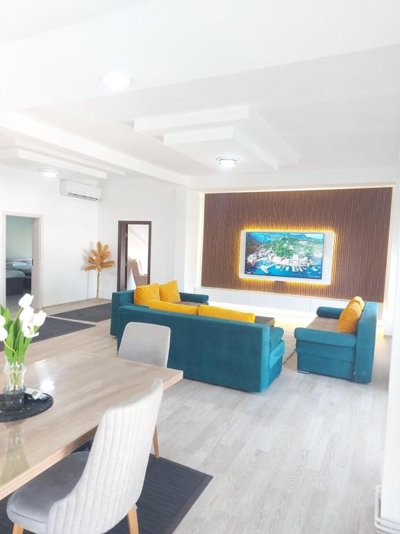 Khu vực ghế ngồi tại Premium Stay Prishtina