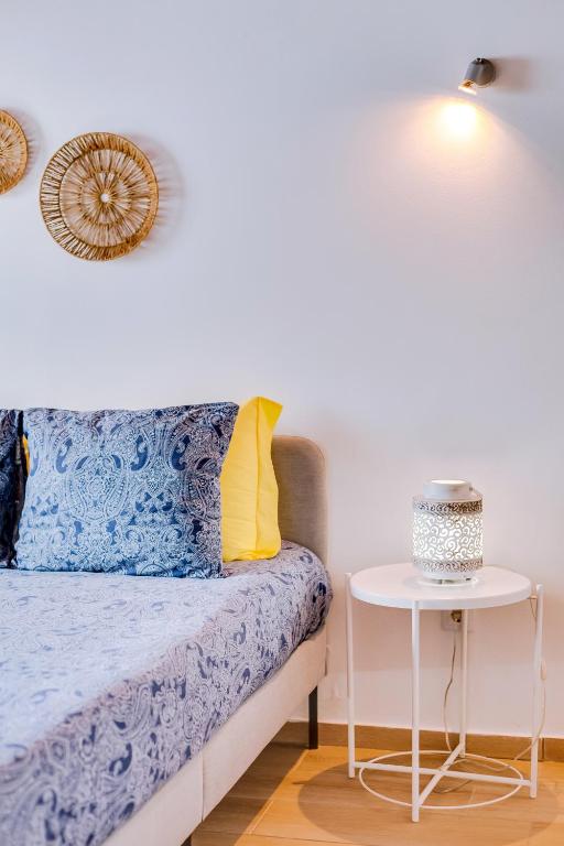 Postel nebo postele na pokoji v ubytování Casa Ramiro II Escapadinha na Ilha da Culatra
