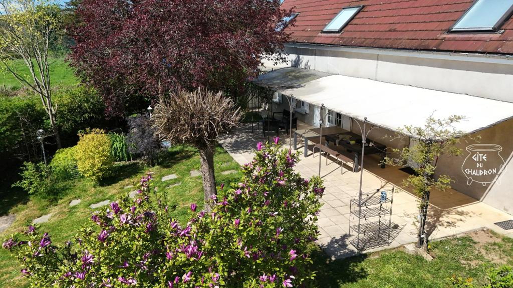 Zahrada ubytování Gîte du Chaudron