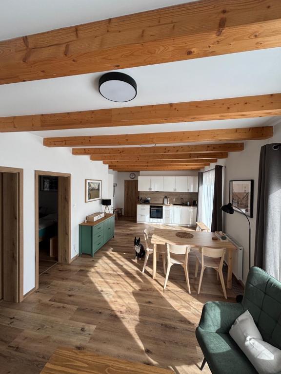 Posezení v ubytování Apartmán Lutová