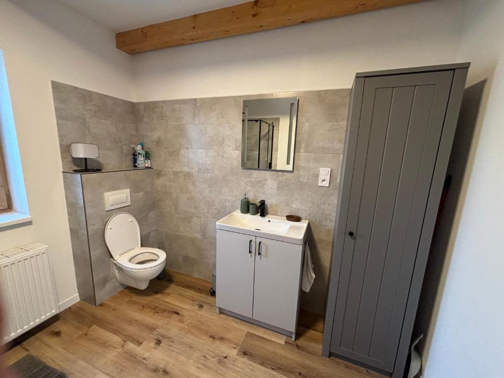Koupelna v ubytování Apartmán Lutová