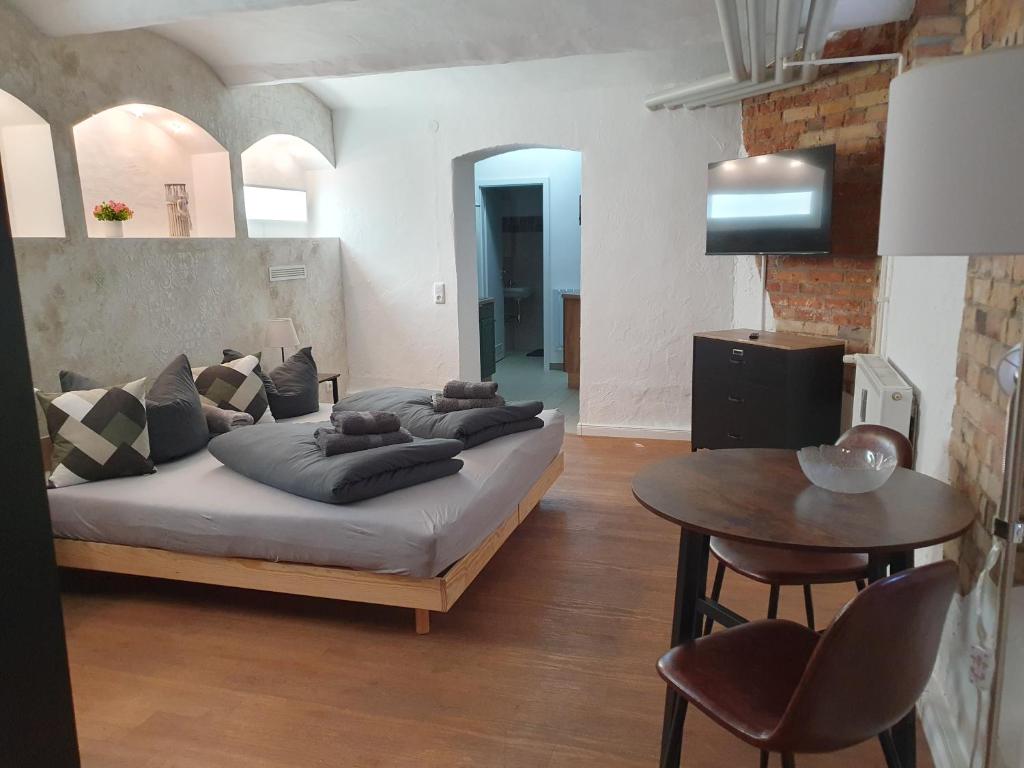 Zona d'estar a Keller-Loft Cottbus City