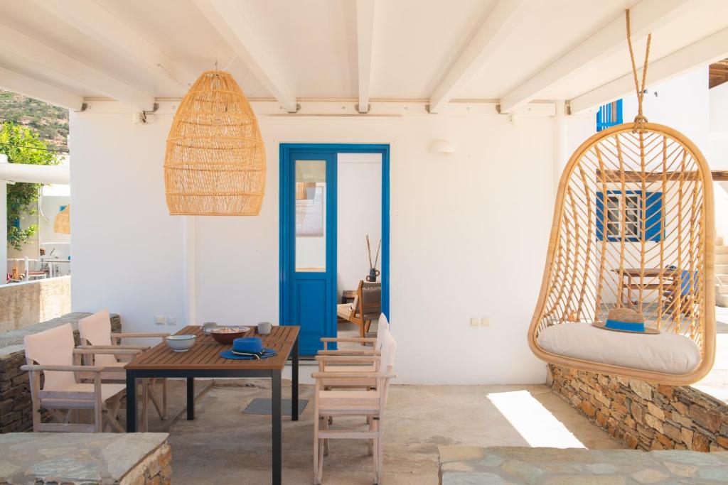 Χώρος καθιστικού στο Studio Anna