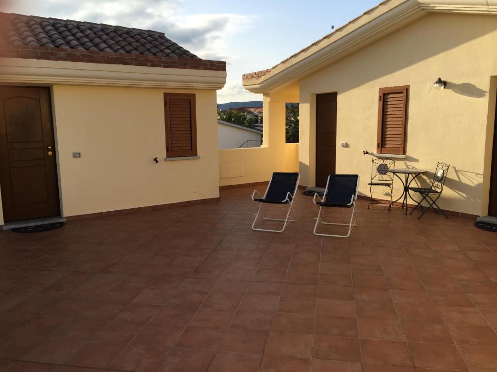 Patio alebo iná vonkajšia časť ubytovania Residence Olbia