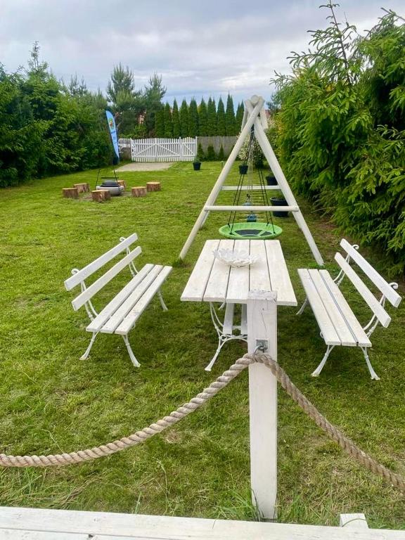 Zahrada ubytování Camping Abordaż Wolin